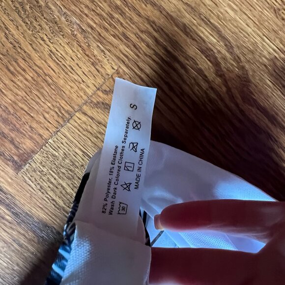 NWT Shein Palm Leaf Print Bikini Bottom Sz S - Picture 7 of 7